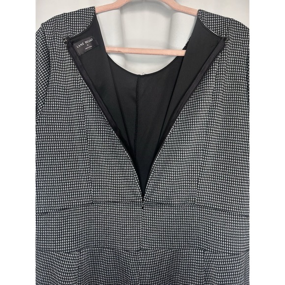 Lane Bryant Lena Shimmer Lurex Wide Leg Jumpsuit Black Silver Size 20 Pockets - Picture 7 of 11